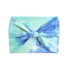 Diadema Tie-Dye Versión Amplia Europea y Americana de 18 cm de Ancho, Diadema Deportiva de Yoga Color Arcoíris, Diadema Elástica Absorbente de Sudor para Mujer