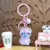 Bolsa Escolar con Líquido de Arenas Movedizas Rellenas de Aceite, Llavero de Botella, Exquisitos Colgantes, Adornos, Accesorios, Máquina de Peluches, Regalos Pequeños, Venta al por Mayor