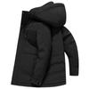 Nueva Chaqueta de Plumón Gruesa de Invierno 2026, Nuevo Estándar Nacional, Longitud Media para Hombre, Plumón de Pato Blanco, Resistente al Frío, Chaqueta de Plumón Casual con Capucha