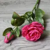 Flor Artificial con un Toque Realista, Rosa Hidratante, Flor Falsa con una Sensación Similar a la Rosa, Decoración del Hogar, Rosa Artificial Individual para Boda, Arte Floral con Toque Realista