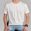 [Código Europeo Transfronterizo] Código Europeo Algodón t Transfronterizo Color Sólido Liso Claro Una Pieza Venta al por Mayor Manga Corta