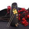 Horquilla de pelo antigua Horquilla de pelo Disco Pelo Borla Peine Simple Combinable Atmósfera Tocado Pelo Horquilla Tocado Hanfu Accesorios para Caminar para Mujer