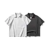 TIMACHINE simple moderna retro CAMISA POLO camiseta de hombre con un diseño elegante, corte holgado, cuello camisero de verano, manga corta TX153
