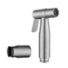 Acero inoxidable 304 compañero de inodoro para mujeres, lavado de inodoro, ducha, pistola de agua a alta presión con válvula angular, pistola rociadora, juego de 4 piezas