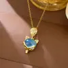 Collar Rojo Retro de Palacio Francés de Alta Gama para Mujer Nicho Lujo Accesible Colgante de Perla Cadena para Clavícula Joyería Elegante para el Cuello