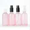 Productos para el Cuidado de la Piel Rosas Botella Sub-botella de Vidrio Botella con Atomizador Botella Gotero Set