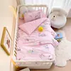 Conjunto de tres piezas para la siesta del bebé para el jardín de infantes, juego de seis o siete piezas de ropa de cama infantil de algodón puro, colcha especial para jardín de infantes, ropa de cama para bebé