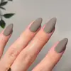 Venda Direta da Fábrica Cor Pura Fosca Manicure Atacado Peças de Manicure Unhas Acabadas Usáveis Unhas Curtas Unhas
