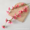 Flor Violeta Artificial de 2 Puntas para Rama Alta, Flor de Línea Violeta, Decoración para Salón de Bodas, Flor de Seda, Flor Colgante para Techo, Material para Flores de Pasillo