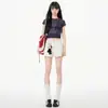 Shorts de mezclilla blancos para mujer, nuevo estilo de verano 2026, de tiro bajo, adelgazantes, holgados, casuales, tipo A, hot pants, Yichun