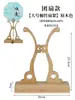Base de Suporte para Ventilador, Ventilador de Estilo Tradicional, Suporte de Bambu para Ventilador, Base de Exibição, Suporte para Ventilador, Ornamento de Flores Secas