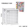 Prateleira de Armazenamento de Tintas Amazon Grande Capacidade Painel de Pegboard Sem Furos Frasco de Tinta Estante de Armazenamento Classificado para Mesa