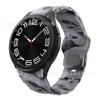 Para Samsung Galaxy watch6/5/4 correa de silicona con patrón de fútbol correa de hebilla watch6classic