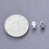Cuentas espaciadoras de plata pura s925 de doble cara con forma de pez, cuentas de plata con forma de pez koi, materiales para accesorios de joyería de plata para ensartar y hacer manualidades