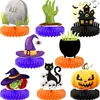 Decorações de Abóbora Adequadas para Mesas de Halloween, Decorações de Mesa com Tema de Bruxa, Decorações em Formato de Abóbora