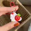Llavero de Animales Frutas Lindos Originales Dibujo Animado DIY Dulce Regalo para Estudiantes Colgante Accesorio para Mochila