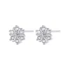 Brincos de Floco de Neve para Mulheres, Luxo Acessível de Nicho, Brincos de Zircônia de Alta Qualidade, Nova Moda Outono e Inverno, Brincos Frescos de Flor de Diamante
