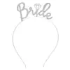 Velo de novia europeo y americano, diadema de perlas, velo de moda, tirante de cristal para fiesta de bodas y cinta al por mayor