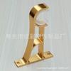 Soporte para Barra de Cortina Barra Romana Código de Instalación Aleación de Aluminio Montaje Lateral Engrosado Soporte de Barra de Marco Único Gancho Cortina