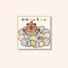 [Personalizado] Pintura Decorativa para Sala de Estar Estabilizadora del Ánimo de Capibara, Decoración de Dibujos Animados Linda y Adorable para la Cómoda del Dormitorio