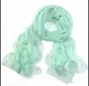 Lenço Coreano de Cor Gradual para Recém-formados Moda Versátil Tendência Lenço Personalizado Jovem Lenço de Chiffon Estampado