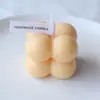 Mini Cubo de Rubik Lindo Vela de Aromaterapia al por Mayor Viento Ins Acompañamiento Ceremonia Foto Vela de Aromaterapia Hecha a Mano Cubo de Rubik