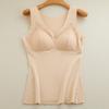 De Velvet Silk Lace Sexy Colete Quente Dupla Face Base Escovada Top Traceless Roupa Interior Confortável