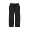 Pantalones casuales de lana de alta gama para hombre, nuevo estilo otoño e invierno 2026, pantalones deportivos holgados de pierna recta con caída, venta al por mayor para hombre