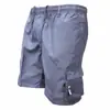 Comercio Exterior Transfronterizo Verano Nuevo Bolsillo Grande Pantalones Cortos de Trabajo Holgados Deportivos al Aire Libre Pantalones de Fitness Moda Pantalones Cortos Calientes