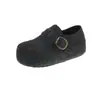 Sandálias Birkenstock Cinzas de Solado Grosso Forradas com Pelo Femininas Outono/Inverno 2026 Novos Sapatos de Lã para Pessoas Baixas Quentes Birkenstock Sapatos de Algodão