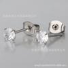 Pendientes, Tachuelas, Clavos de Oreja de Titanio Astm F-136 con Circonita Guanzhi Niu, Venta Directa de Fábrica, Disponibles para Venta al por Mayor