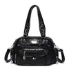 Nuevo bolso de hombro casual de cuero suave para comercio exterior transfronterizo, bolso tejido texturizado para mamá, bolso cruzado de diseño de alta gama, bolso de mano