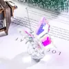 Espejo Cruzado Amazon Mariposa de Cristal Bola de Cristal Adornos Animales Pequeños Creativos Decoración de Coche Manualidades Regalos Navideños