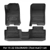 Adecuado para Modelos 15-24 de Alfombrillas de Piso para Coche Chevrolet Colorado Alfombrillas de Piso Tpe Alfombrillas para Maletero Trasero Transfronterizo