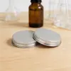 Tapa de aluminio de rosca del compartimento 89 caja crema productos para el cuidado de la piel tapa metálica tapa de botella de aceite esencial enzimático fabricantes lote 89*14mm