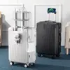 Maleta para hombre de gran capacidad, Maleta con ruedas universales, Caja con contraseña retro de alto valor, Clásica