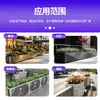 Barreras paisajísticas y culturales personalizadas para calles comerciales, áreas escénicas y pasarelas, fabricadas de acero galvanizado, acero inoxidable y aleación de aluminio.