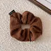 Scrunchies de Tricô Suaves Novos Outono e Inverno 2025, Elásticos de Cabelo Modernos para Meninas, Faixas de Cabelo, Cordas de Cabelo