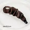 Presilha banana plissada de chifon, presilha vertical, presilha de garra de verão de alta qualidade, presilha para rabo de cavalo na nuca, presilha de cabelo elegante e delicada