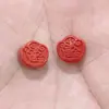 Suministrado directamente por el fabricante: Accesorios para Abanico de Moneda con Patrón de Nube de Cinabrio de Bajo Contenido, Cuentas Decorativas, Separadores Perforados Hechos a Mano, Mayoreo