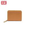 Bolsa Feminina Simples Japonesa Sanfonada com Padrão de Lichia Porta-Cartões com Múltiplos Slots Porta-Moedas com Zíper Carteira Pequena Fresca Personalização Feminina