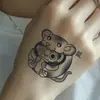 Tatuaje Artificial Semi-Permanente de Rata y Buey del Zodiaco Pegatinas de Tatuaje con Textura para Hombres, Duradero Impermeable Herbal Anti-Sudor de Gama Alta para Mujeres, de Buen Aspecto