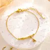 Nuevo Estilo Lujo Ligero Color Dorado Nudo de Bambú Ascendiendo Constantemente Cadena para Clavícula de Acero de Titanio a Prueba de Decoloración para Mujer con un Toque de Alta Gama