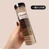 Elástico para el cabello elegante y duradero con un toque sofisticado en tonos oscuros, simple y versátil para el uso diario, accesorio para coleta alta elástico de múltiples hebras