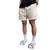 Shorts Casuales Minimalistas Blanco-Gris con Cordón, Shorts Deportivos Básicos de Verano Bordados para Hombres y Mujeres, Transfronterizo
