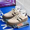 Zapatos de Entrenamiento Alemanes de Estilo Nuevo de Invierno con Forro de Felpa para Hombre, Modernos y Versátiles, Zapatillas de Estudiante a la Moda, Zapatos Deportivos Casuales de Cuero
