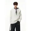 Ropa interior casual tacto auténtica camiseta base americana sudadera hombre moderno hombro caído manga larga marca eanfi otoño deconstrucción