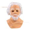 2024 fábrica fornecimento direto cabeça do velho máscara horror Halloween peruca do velho novo homem máscara da cabeça do velho capa da cabeça