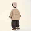 Chaqueta de Changguo Clothing para Niños Otoño Nuevo Estilo Coreano Top de Algodón para Niños Chaqueta de Botones Sencillos para Niños Pequeños Primavera y Otoño