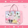 Bolsa de Viagem de Feltro de Desenho Animado Bolsa de Armazenamento Grande Capacidade Mala para Viagem Mala com Rodinhas